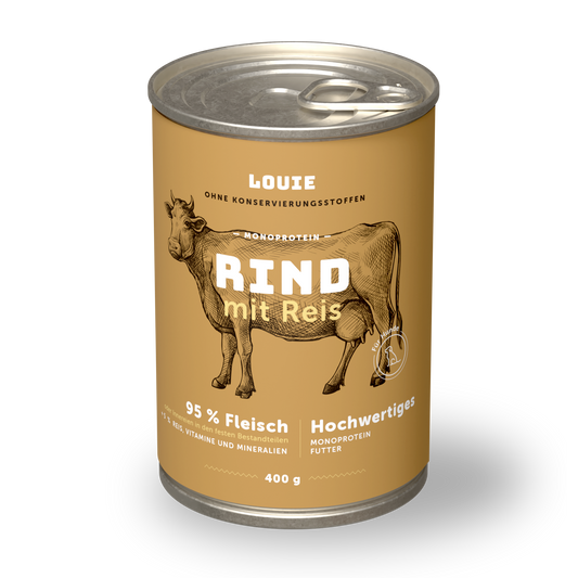 Rind mit Reis 400g